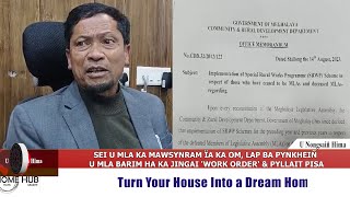 SEI U MLA KA MAWSYNRAM ÏAKA OM LAP BA PYNKHEIÑ U MLA BARIM HA KA JINGAI WORK ORDER amp PYLLAIT PISA [upl. by Lagiba]