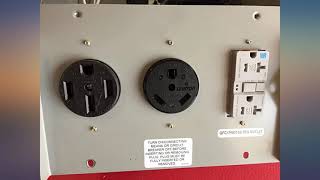 Siemens TL137US Talon Temporary Power Outlet Panel with a 20 30 and 50Amp review [upl. by Gnouhp263]