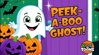 PeekABoo Ghost 👻  Fun Halloween Song for Kids  kidsvstoons [upl. by Rico]