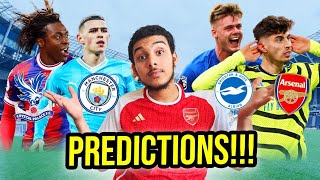 Premier league games prediction Man city vs Palace and Arsenal vs Brighoton who is Gonna win [upl. by Shirl38]