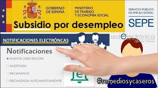 🔔 Como consultar y recibir notificaciones electrónicas del SEPE 💼Prestación o subsidio por desempleo [upl. by Leelah]