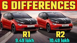 Tata Altroz Racer BASE Model R1 vs MID Model R2 ComparisonAltroz Racer R1 vs R2 Comparison 2024 [upl. by Anet]