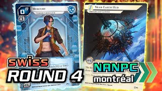 NANPC Montréal Swiss Round 4  Diogene Mercury vs kysra NearEarth Hub  Android Netrunner [upl. by Ecirehc985]