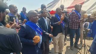 Vabvuwi singing Jerusalema Musha Wangu at the burial of the late Reverend Norest Munetsi Nyakudanga [upl. by Otxilac]