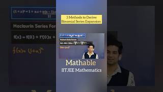 Easy way to find Binomial Series expansion iit iitjee education tricks maths mathskills jee [upl. by Tootsie]