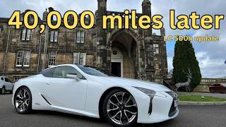 Lexus LC 500h 40000 mile ownership update [upl. by Nyllij]