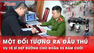 Một đối tượng ra đầu thú trong vụ đoàn vệ sĩ dẹp đường cho đoàn xe đám cưới  Thời sự [upl. by Brink242]