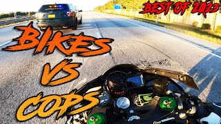 Most INSANE Motorcycle Police Chases Of 2023  Bikes VS Cops [upl. by Stacie]