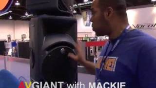 Mackie SRM450 V2 Powered Speakers at NAMM w AVGIANT [upl. by Prasad]