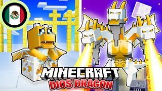 SOBREVIVÍ 100 DÍAS como un DIOS DRAGON en MINECRAFT HARDCORE [upl. by Fortunna]