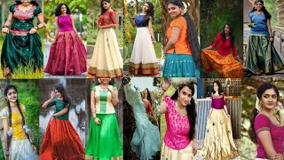 Pattu pavadi Blouse design for Teenage Girls 2021  Latest Traditional Pattu pavadai designs for gir [upl. by Ennyleuqcaj]