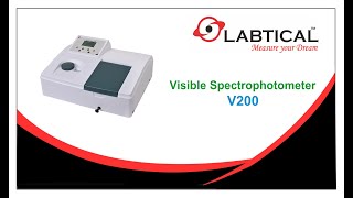 V200  Visible Spectrophotometer [upl. by Roth]