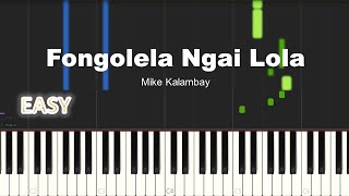 Mike Kalambay  Fongolela Nga Lola  EASY PIANO TUTORIAL BY Extreme Midi [upl. by Yneffit]