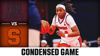 Fairleigh Dickinson vs Syracuse Condensed Game  202425 ACC Women’s Basketball [upl. by Htiekal]