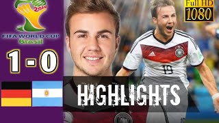 Germany vs Argentina 10  WORLD CUP 2014  Extended Highlights and Goals 2024 [upl. by Naji]