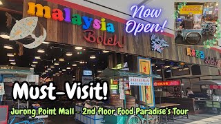 Most Popular Malaysia BOLEH food street Jurong Point Mall 2nd Floor [upl. by Aanas]