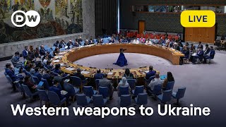 Live UN Security Council debates weapons deliveries to Ukraine  DW News [upl. by Shimkus]