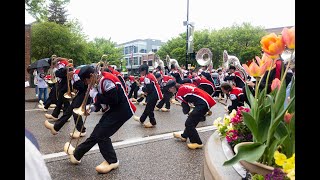 Tulip Times Kinderparade 2024 takes over downtown Holland [upl. by Wallas]