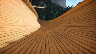 Planet Coaster Super Bobsled Wooden Roller Coaster [upl. by Cockburn]