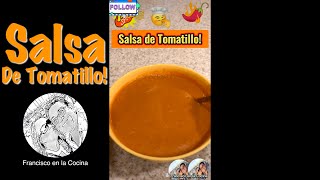 Salsa de Tomatillo con Chile de Arbol  Shorts [upl. by Elvia]