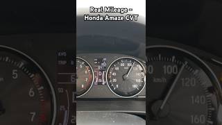 Real Mileage Testing of Honda Amaze CVT 100Kmph cvt carreview shorts [upl. by Sidky693]