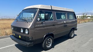 1985 Vw vanagon Westfalia Subaru converted [upl. by Dlabihcra74]