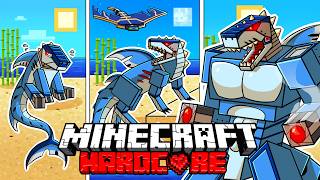 I Survived 1000 DAYS as a ROBOT SHARK in HARDCORE Minecraft  Land Mobs Compilation [upl. by Milan]