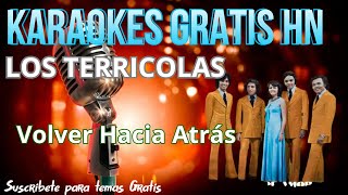 Los Terrícolas  Volver Hacia Atrás  Karaoke ORIGINAL [upl. by Eeramit]