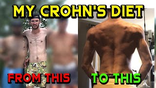 Crohns Disease Diet  How I Eat 3650 Calories Per Day To Gain Healthy Weight [upl. by Adnical]