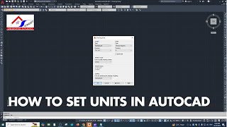 How to set units in AutoCAD  KDS [upl. by Nodla736]