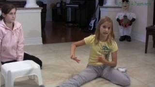 Learn How To Do The Splits Video Tutorial for Gymnastics Dance Cheerleading Quick and Easy [upl. by Rosemaria331]