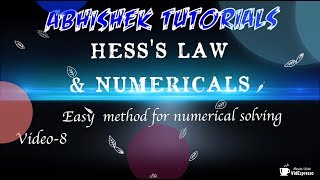 HESS’S LAW with NUMERICALS Class 11 [upl. by Celinka]