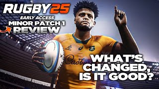 RUGBY 25 Gameplay Update 1 Thoughts [upl. by Anemolif]