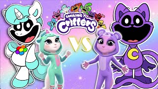 My talking Angela 2  Poppy Playtime 3  Smilling Critters  CraftyCorn Vs CatNap  cosplay [upl. by Nadya]