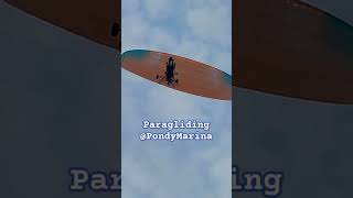 Paragliding spotted at Pondy Marina Beach puducherry paragliding shorts [upl. by Derrik]