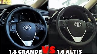 20172018 TOYOTA COROLLA FACELIFT  16 ALTIS VS 18 GRANDE  IN PAKISTAN [upl. by Teddman656]