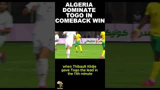 Algeria Crushes Togo 51 in AFCON 2025 Qualifiers [upl. by Ainitsirk]