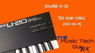 The Roland U20 Demo Songs [upl. by Eillom]