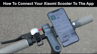 How To Connect To Your Xiaomi Electric Scooter To The Smartphone App [upl. by Eiramrebma]