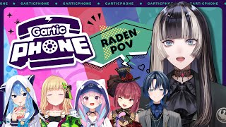 【Gartic Phone】ホロお絵かき伝言ゲーム またしても何も知らないらでんさん（21）【儒烏風亭らでん ReGLOSS 】 [upl. by Amehsyt918]