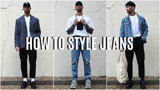 How To Style Jeans  4 EASY Outfit Ideas  Mens Fashion [upl. by Rutter]