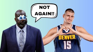 Jokic wins MVP again Shaq is in SHAMBLES [upl. by Marasco8]