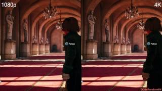 Assassins Creed Unity 1080p Vs 4K DSR Graphics Comparison [upl. by Assirim942]