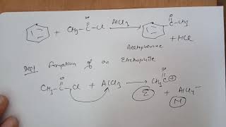 Acylation of BenzeneMechansim [upl. by Noired287]