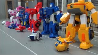 Super Wings Robot Suit Depature Toys 슈퍼윙스 로봇슈트 출발 장난감 [upl. by Meluhs]