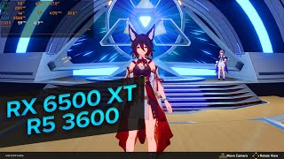 Honkai Star Rail  RX 6500 XT  R5 3600  Highest Settings  1080p [upl. by Pownall]