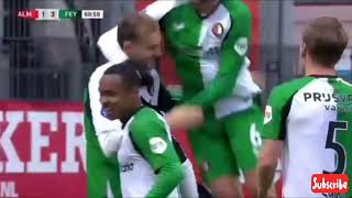 Highlights Almere City vs Feyenoord14 Eredivisie Match 101124 [upl. by Yeleek]