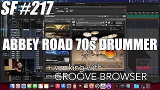 ABBEY ROAD 70s DRUMMER in KONTAKT Sunday Funday 217 [upl. by Ellesij]