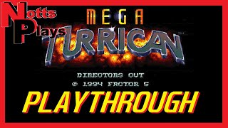 Mega Turrican Directors Cut  SEGA Mega Drive real hardware [upl. by Ronoh]