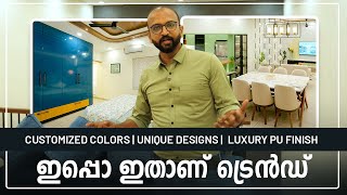 Home Interiors  Customized Colors  Unique Designs  Luxury PU Finish  AGAC Interiors [upl. by Remmus]